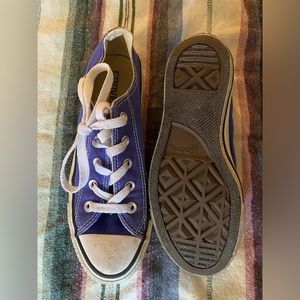 Purple Converse.